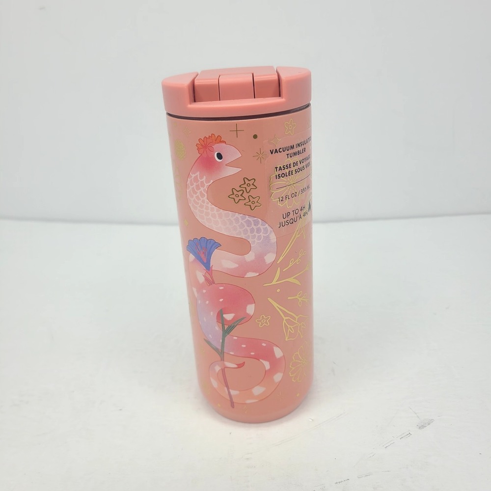 Starbucks Chinese Lunar New Year 2025 Stainless Coffee Tumbler 12oz Of The Snake